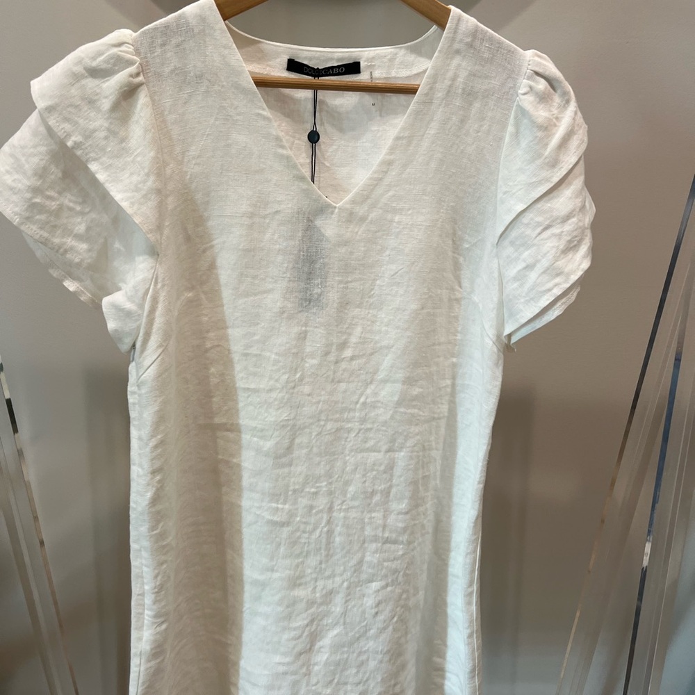 Dolce Cabo Cream Mini Dress